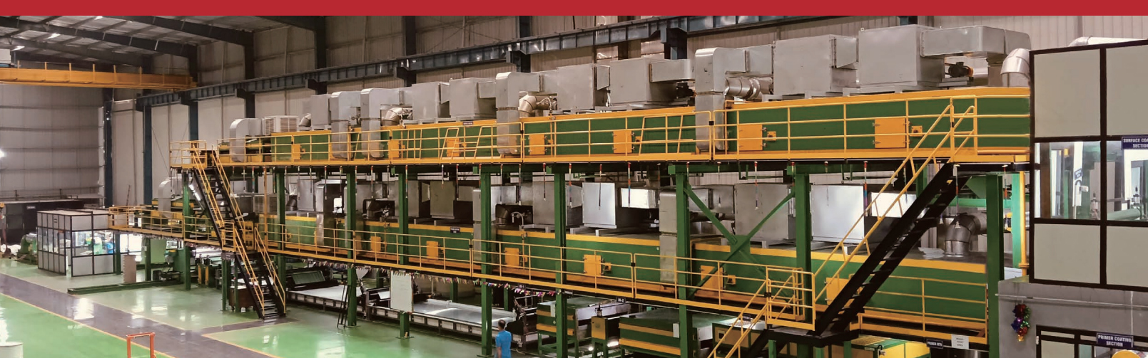 Línea de producción de doble horneado de aluminio