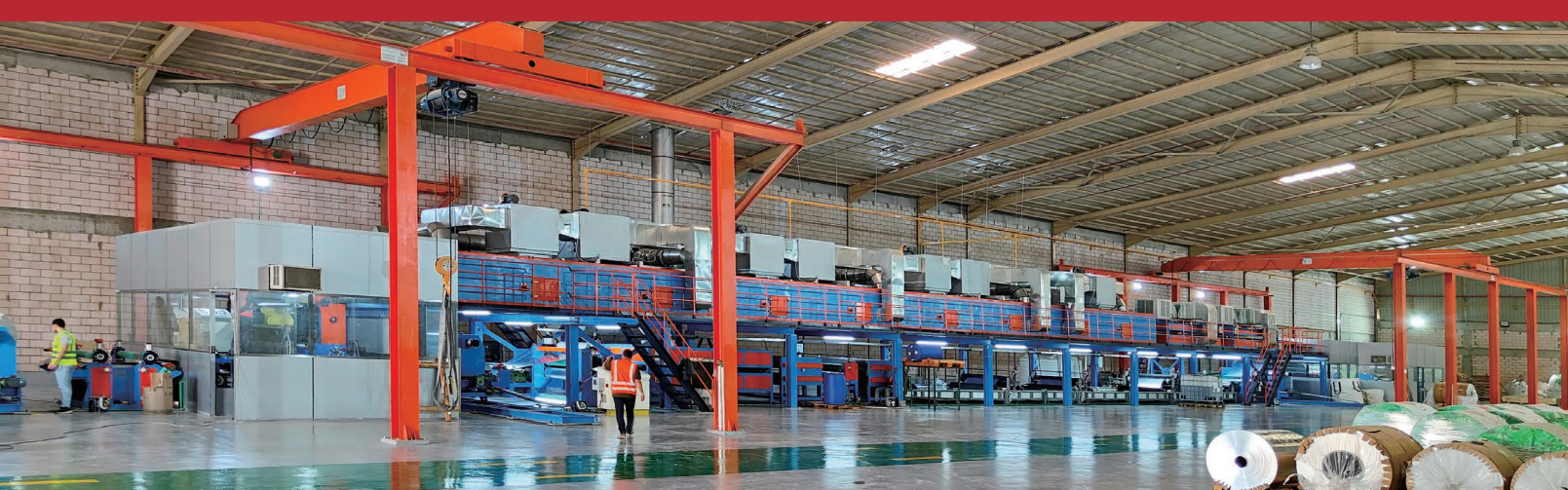 Aluminio de recubrimiento de un solo color de la línea de producción de hornear
